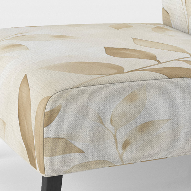 Fauteuil de chambre Leaves, Slipper Armless