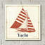 «Vintage Nautical Jp2753b» par Jean Plout, art mural en verre acrylique-1043748094