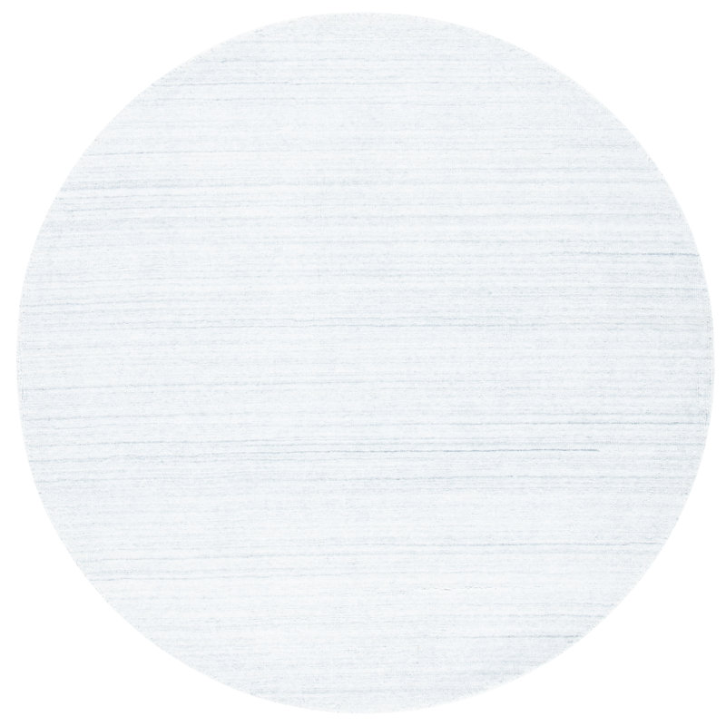 Arete Hand Loomed Performance Striped Rug, Round 6'
