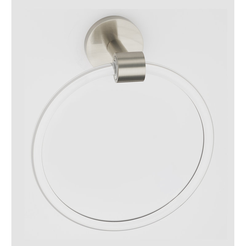 Towel Ring, Satin Nickel