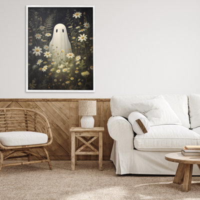 Daisy Field Ghost, estampe numérique, design par LSR Design Studio