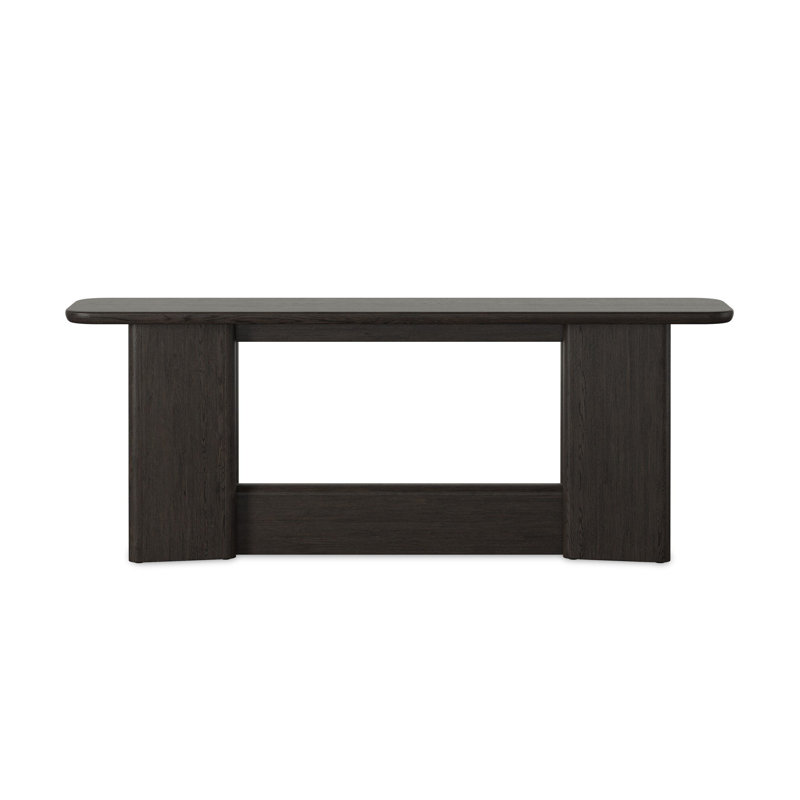 Nadine Console Table, Smoked Black Oak Veneer