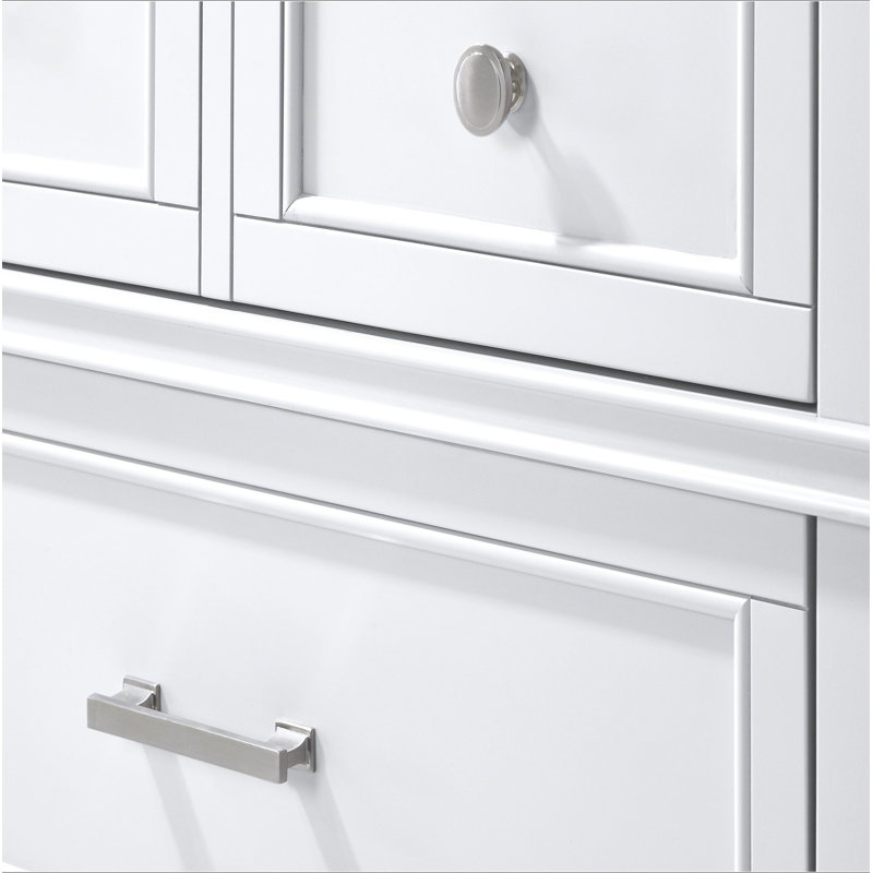 Commode 5 tiroirs, Blanc
