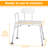 Lengthend Shower Bench with Arm for Elders