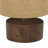 Wood Table Lamp with Shade-1145685380
