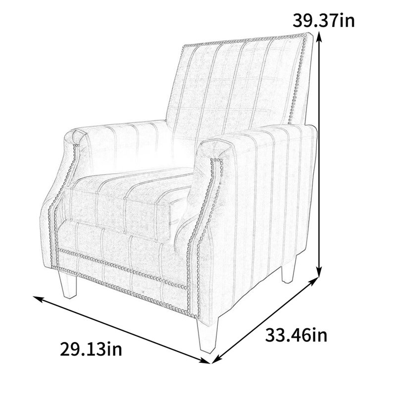 Fauteuil inclinable rembourré Dragorad
