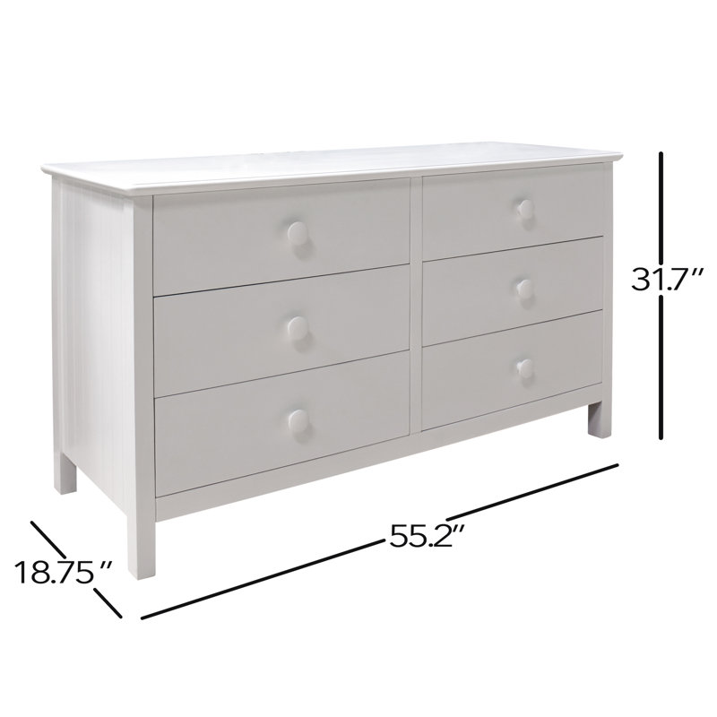 Edick Kids 6 - Drawer Dresser