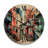 Melentina Solid Wood Wall Clock-741421763