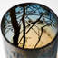 Vase de table en verre bleu/ambre Miombo-62221436