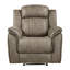 Fauteuil inclinable en microfibre polie 39,5 po Gotay-878350497
