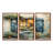 Blue And Green French Cafe French Roast I - French Cafe Wall Art Print Set-219489740-219489732