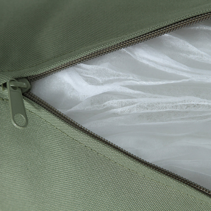 Causeuse et table en acier, blanc cassé et vert, Vert, Vert