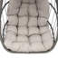 Balancelle en osier durable en aluminium parfaite pour la détente intérieure et extérieure