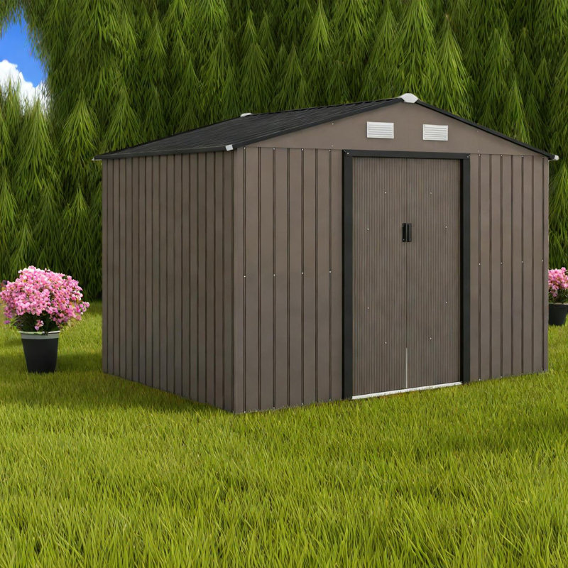 Spacious Steel Sheds With Storage, Modern Design For Outdoor