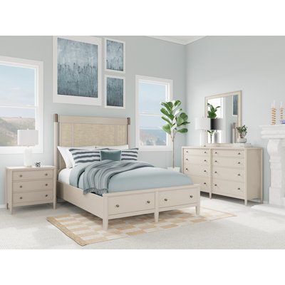 Shannen Storage Bed Frame With Dresser And Nightstand Set