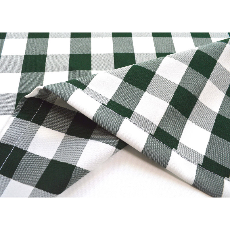 Cantonnière sur mesure 56 po Rashara, Vert/blanc, L 56 po x L 16 po