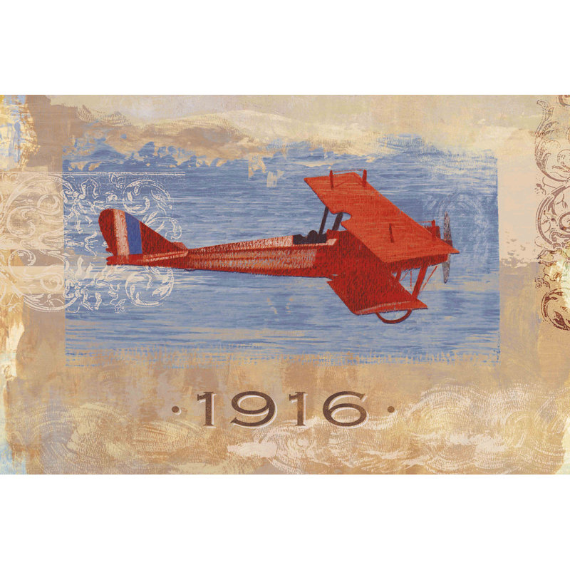 Vintage Plane 116 by Alan Hopfensperger - Wrapped Canvas Print, 41cm H x 61cm W x 3.8cm D