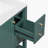 30inch Transitional Style Bathroom Vanity Cabinet Combo with Ceramic Sink, Green-103675900