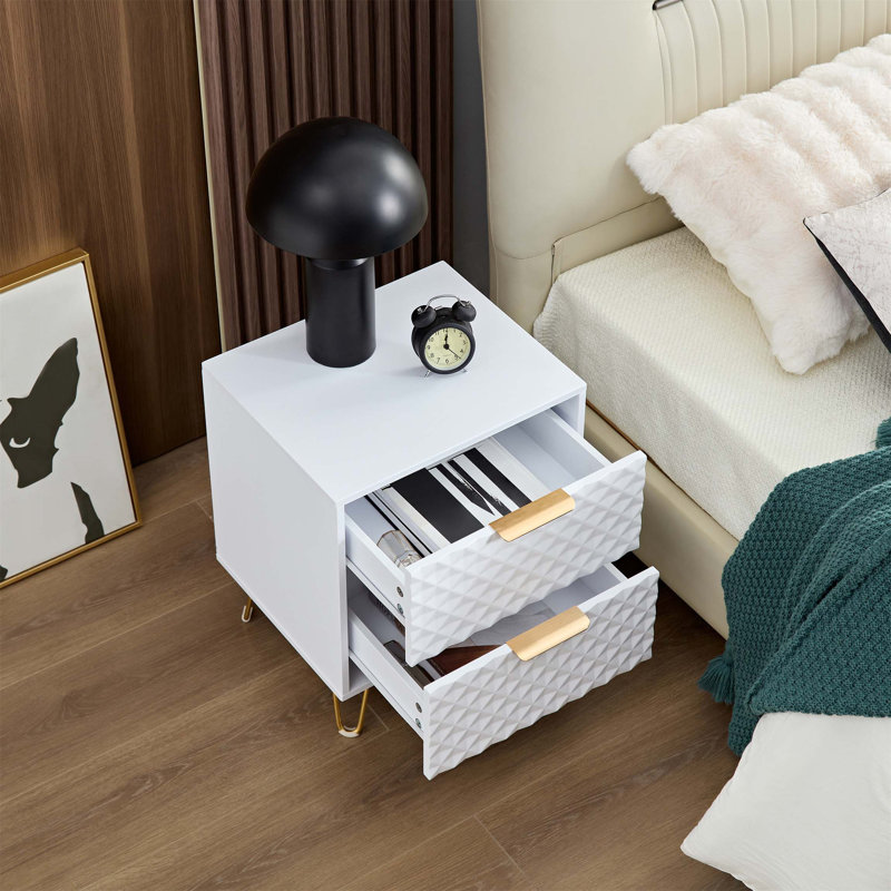 Table de chevet, Blanc