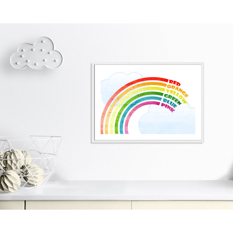 Art sur toile, couleurs, 34.5" H x 24.5" W x 1.18" D, Encadré de boîte blanc