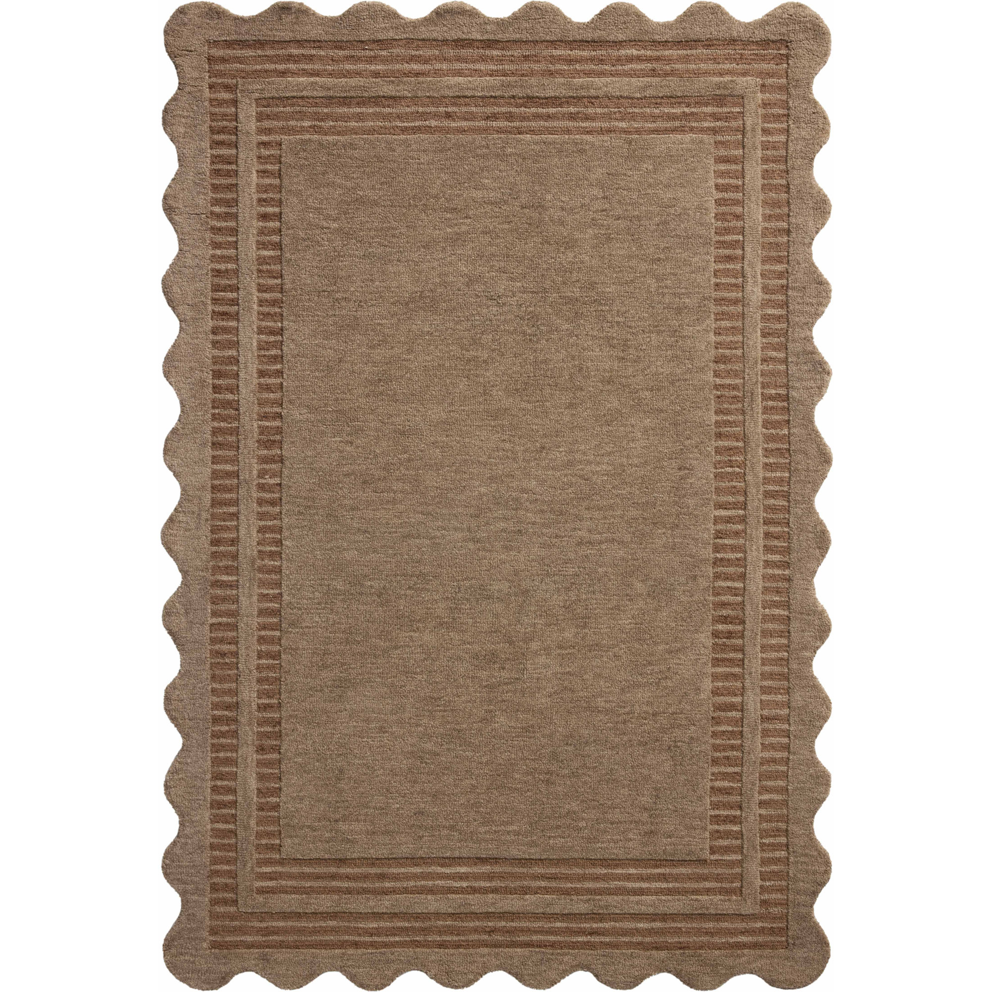 Scottie Area Rug, Rectangle 2'3" x 3'9", Mocha/Clay