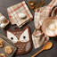 Manique 3 pièces style hibou d’automne