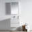 Oquendo 24.25 " W Wall Mounted Wall Mounted Single Double Single Vanity Bathroom Vanity With Ceramic Top-26910547
