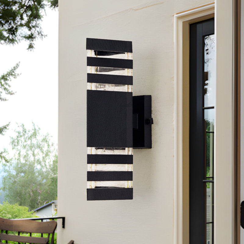 Lanterne murale d'extérieur 13,39 "avec crépuscule à l'aube