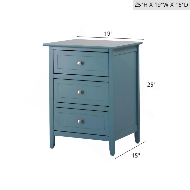 Table de chevet sarcelle décorative pour chambre à coucher moderne, Sarcelle
