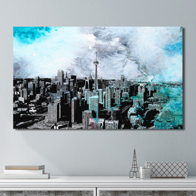 Toronto - Wrapped Canvas Print