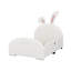 Twin Size Upholstered Rabbit-Shape Princess Bed-853543131
