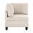 Modern Sectional With Beige Corduroy & Hidden Storage Compartments Ports 4 Detachable Back Cushions Charging