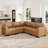 Abramson L-shaped Faux Leather Sectional Sofa