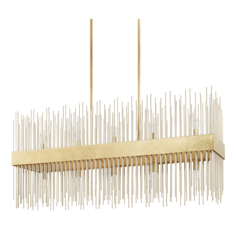 Baldwyn 10 - Light Fire/Ice Kitchen Island Pendant