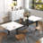 71"-106" Large Extendable Dining Table For 4-12 People