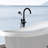 Freestanding Bathtub Faucet with Hand Shower-129763397