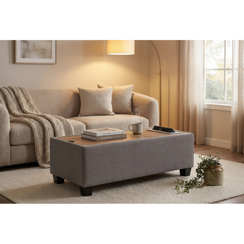 Console de rangement avec repose-pieds Madison