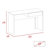 Writing Computer Desk, Two Drawers