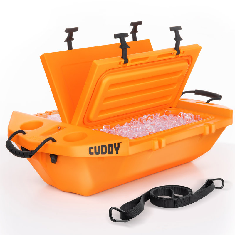 GoSports 40 Quarts Floating Cooler, Orange