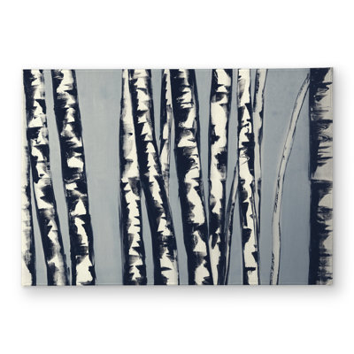Abstract Birch Forest - Botanical Landscapes Door Mat | Home Decor