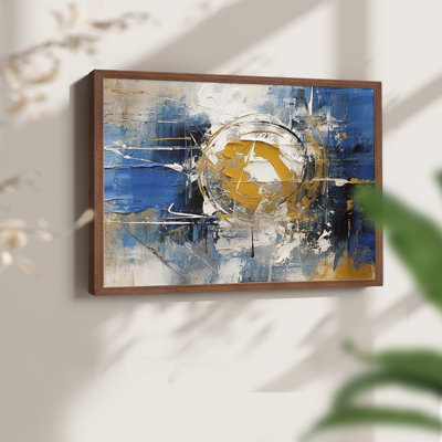 Abstract Series-CXLV -Framed Print - Restickable