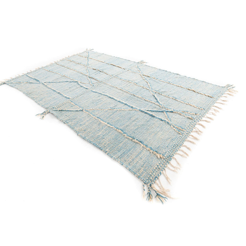 Tapis bleu clair Odle