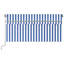 Dakota Fields 300cm W x 250cm D Polyester Cover Retractable Patio Awning-506593183