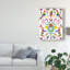 « modern otomis i », peinture sur toile tendue-1182631752
