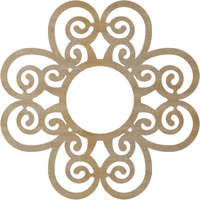 Cohen Wood Fretwork Pierced Ceiling Medallion