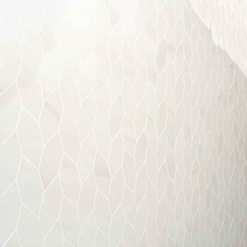 Minera 2x5 Foliage Polished Marble Look Porcelain Mosaic Tile