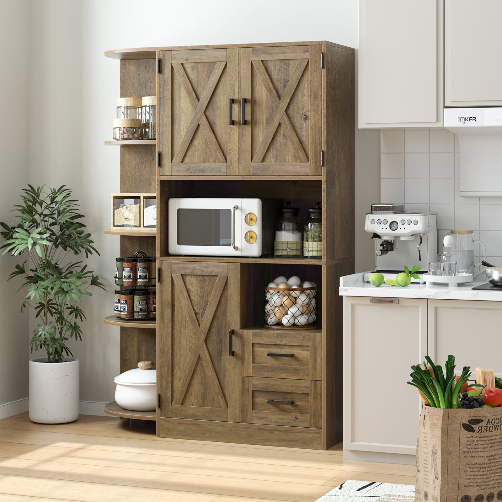 https://assets.wfcdn.com/im/86105417/compr-r85/2370/237005534/straun-kitchen-pantry-with-farm-doors-and-microwave-shelf.jpg