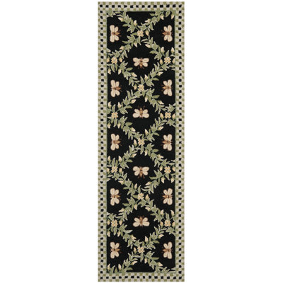 Kinchen Hand Hooked Wool Southwestern Rug