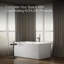 Stargaze 61" X 30" Freestanding Bath Soaking Acrylic Bathtub-36690102