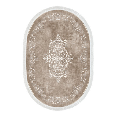 Tapis brun / gris Marylou